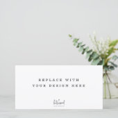 AFDRUKORDE 8 x 4-inch landschapsbrede kaart (Staand voorkant)