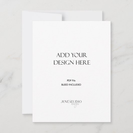 AFDRUKORDER 4.25x5.5" Portretkaart Kaart (Voorkant)