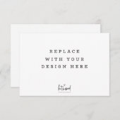 AFDRUKORDER 5x3.5-inch horizontale lanscape-kaart Kaart (Voorkant / Achterkant)