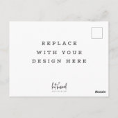 AFDRUKORDER 7 x 5 inch horizontaal landschap Briefkaart (Achterkant)