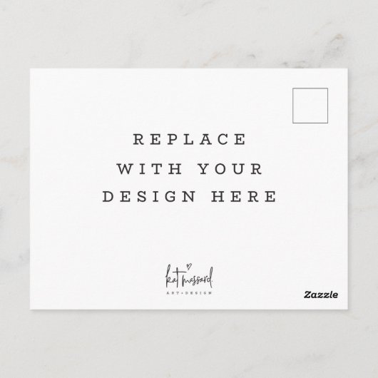 AFDRUKORDER 7 x 5 inch horizontaal landschap Briefkaart (Achterkant)