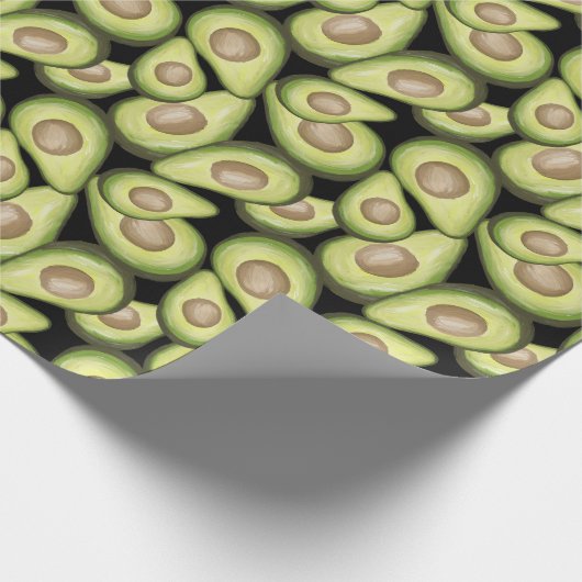 Afdrukpapier "Avocado" Cadeaupapier (Hoek)