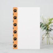 Afdrukpapier met schrijfpapier briefpapier (Staand voorkant)