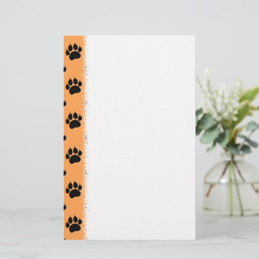 Afdrukpapier met schrijfpapier briefpapier (Staand voorkant)