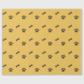 Afdrukpartij Paw Cadeaupapier (Vlak)