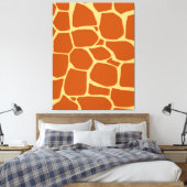 afdrukpatroon Giraffe Canvas Afdruk (Insitu (Slaapkamer))