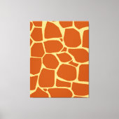 afdrukpatroon Giraffe Canvas Afdruk (Voorkant)