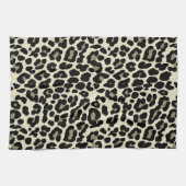 Afdrukpatroon Tan en koffieluipaard Theedoek (Horizontaal)