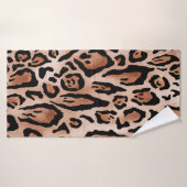 Afdrukpatroon van luipaard badhanddoek (Badhanddoek)