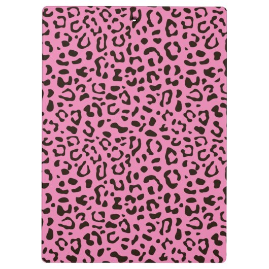 Afdrukpatroon van luipaard klembord (Achterkant)