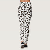 Afdrukpatroon van luipaard leggings (Achterkant)