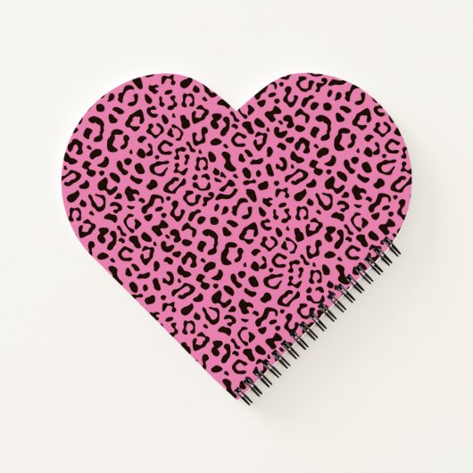 Afdrukpatroon van luipaard notitieboek (Achterkant)