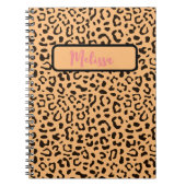 Afdrukpatroon van luipaard notitieboek (Voorkant)