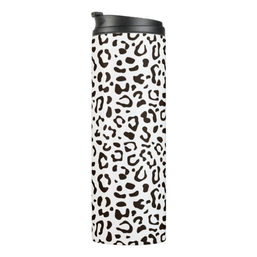 Afdrukpatroon van luipaard thermosbeker (Geroteerd rechts)
