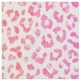 Afdrukpatroon van roze glitter cheetah stof