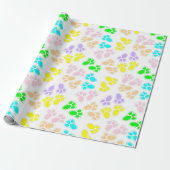 Afdrukpatroon voor paasbundel cadeaupapier (Uitgerold)