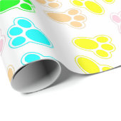 Afdrukpatroon voor paasbundel cadeaupapier (Rol Hoek)