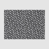 Afdrukpatroon zwart-wit tissuepapier (Voorkant)
