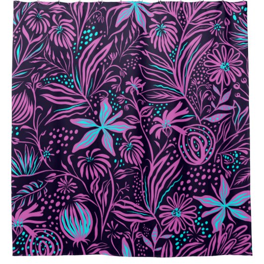 Afdrukpatroontekening Douchegordijn (Voorkant)