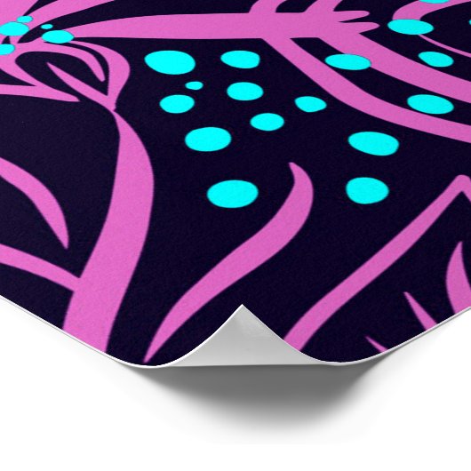 Afdrukpatroontekening Poster (Hoek)