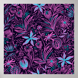 Afdrukpatroontekening Poster