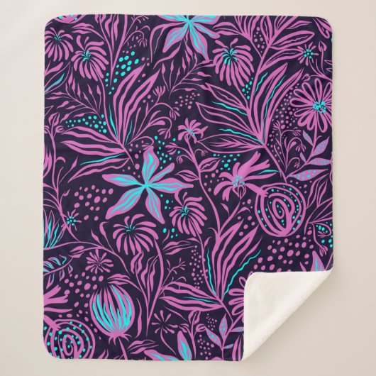 Afdrukpatroontekening Sherpa Deken (Voorkant)