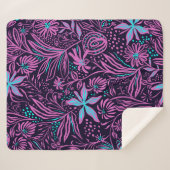 Afdrukpatroontekening Sherpa Deken (Voorkant (horizontaal))