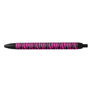 Afdrukpennen voor roze zebra's zwarte inkt pen