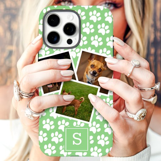 Afdrukplaatfoto's Afdrukmonogram Case-Mate iPhone Case