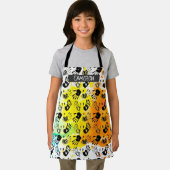 Afdrukplatterhanddruk Alles-over Afdrukprofiel Schort (Insitu)