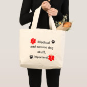 Afdrukproducten plakken grote tote bag (Voorkant (product))