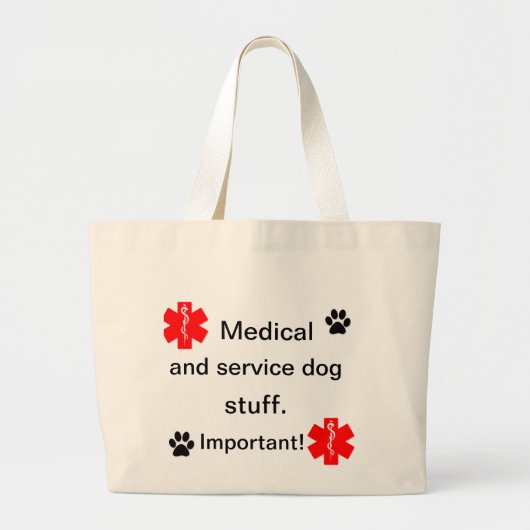 Afdrukproducten plakken grote tote bag (Voorkant)