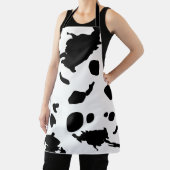 Afdrukproep Koe afdrukken Waterverf Schort (Insitu)