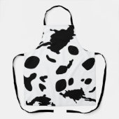 Afdrukproep Koe afdrukken Waterverf Schort (Voorkant)