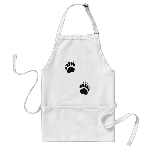 Afdrukpron Paw Standaard Schort (Voorkant)