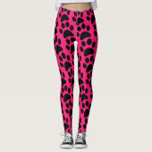 Afdrukroze Leggings (Voorkant)