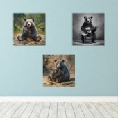 afdrukset muurkunst sets (Houten vloer)