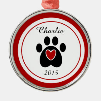 Afdruksluiter Paw Metalen Ornament