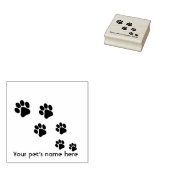 Afdrukstempel plakken rubberstempel (Gestempeld)