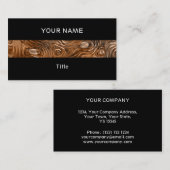 Afdrukstrippen van zwart zwart-wit, gesmolten "kop visitekaartje (Voorkant / Achterkant)