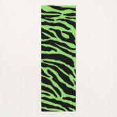 Afdrukstrips voor groene en zwarte dieren yogamat (Voorkant)