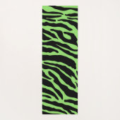 Afdrukstrips voor groene en zwarte dieren yogamat (Achterkant)