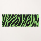Afdrukstrips voor groene en zwarte dieren yogamat (Voorkant (horizontaal))