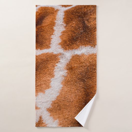 Afdrukstructuur Giraffe Badhanddoek (Badhanddoek)