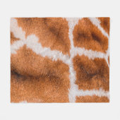 Afdrukstructuur Giraffe Fleece Deken (Voorkant (Horizontaal))