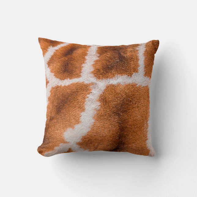 Afdrukstructuur Giraffe Kussen (Voorkant)