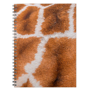 Afdrukstructuur Giraffe Notitieboek