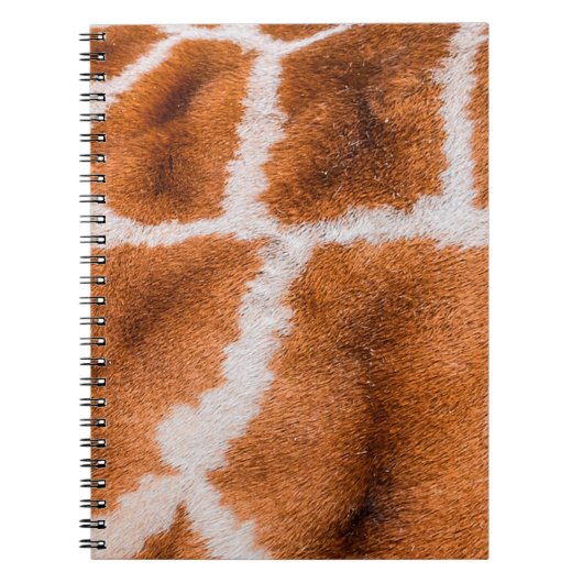 Afdrukstructuur Giraffe Notitieboek (Voorkant)