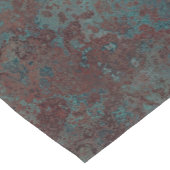 Afdruktabelrunner van Corrosie "Koper" Korte Tafelloper (Hoek)