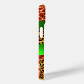 AFDRUKTE GIRAFFE LEOPARD HUID GREEN EMERALD GEM Case-Mate iPhone CASE (Achterkant / Rechts)